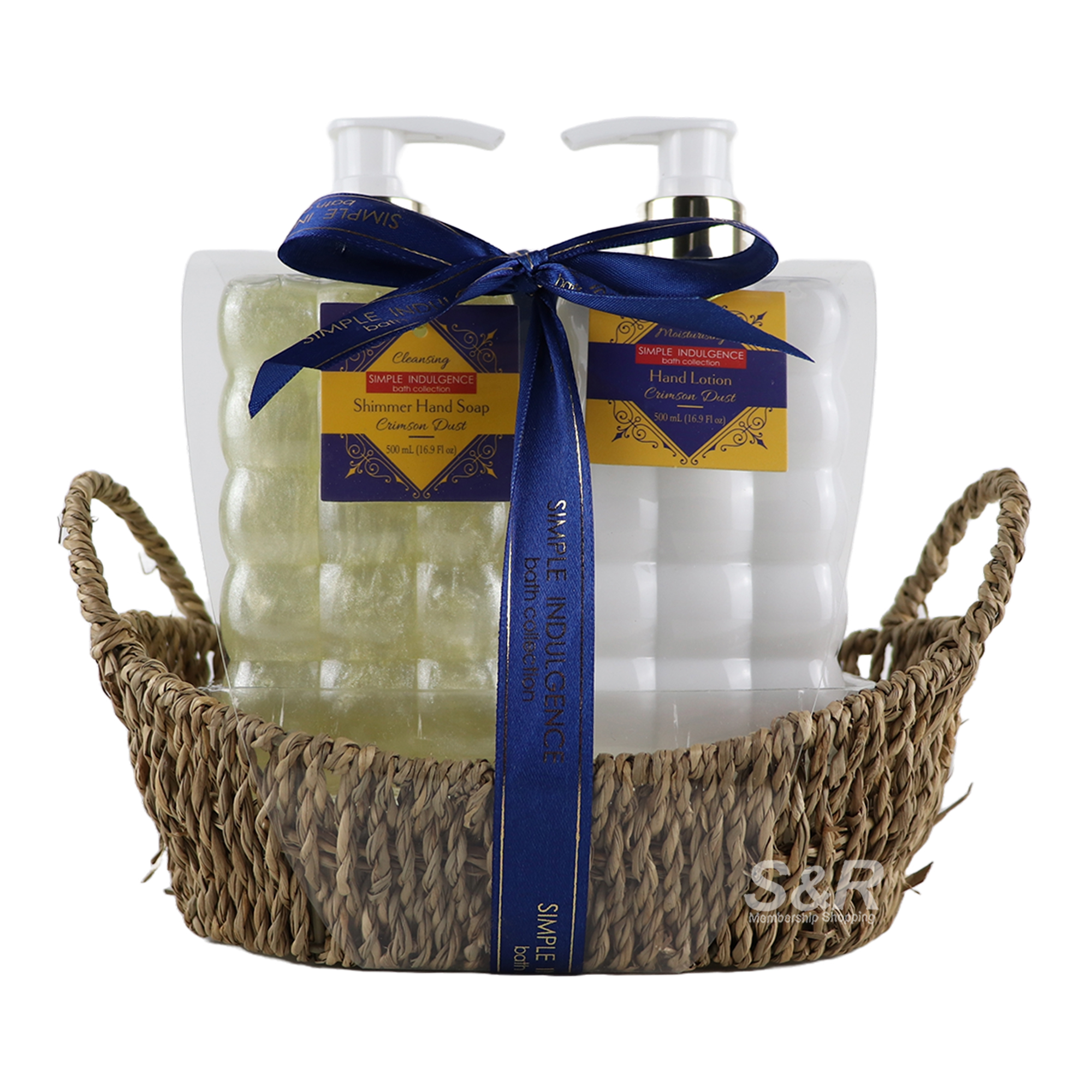 Simple Indulgence Dual Bottle Basket Bath Set Collection Simple Indulgence Dual Bottle Basket Bath Set Collection